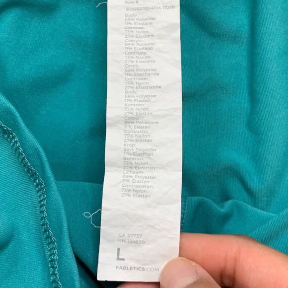 Fabletics Skirt Women L Large Aloha Flounce High Waisted Flowy Performance Lined - Picture 5 of 12